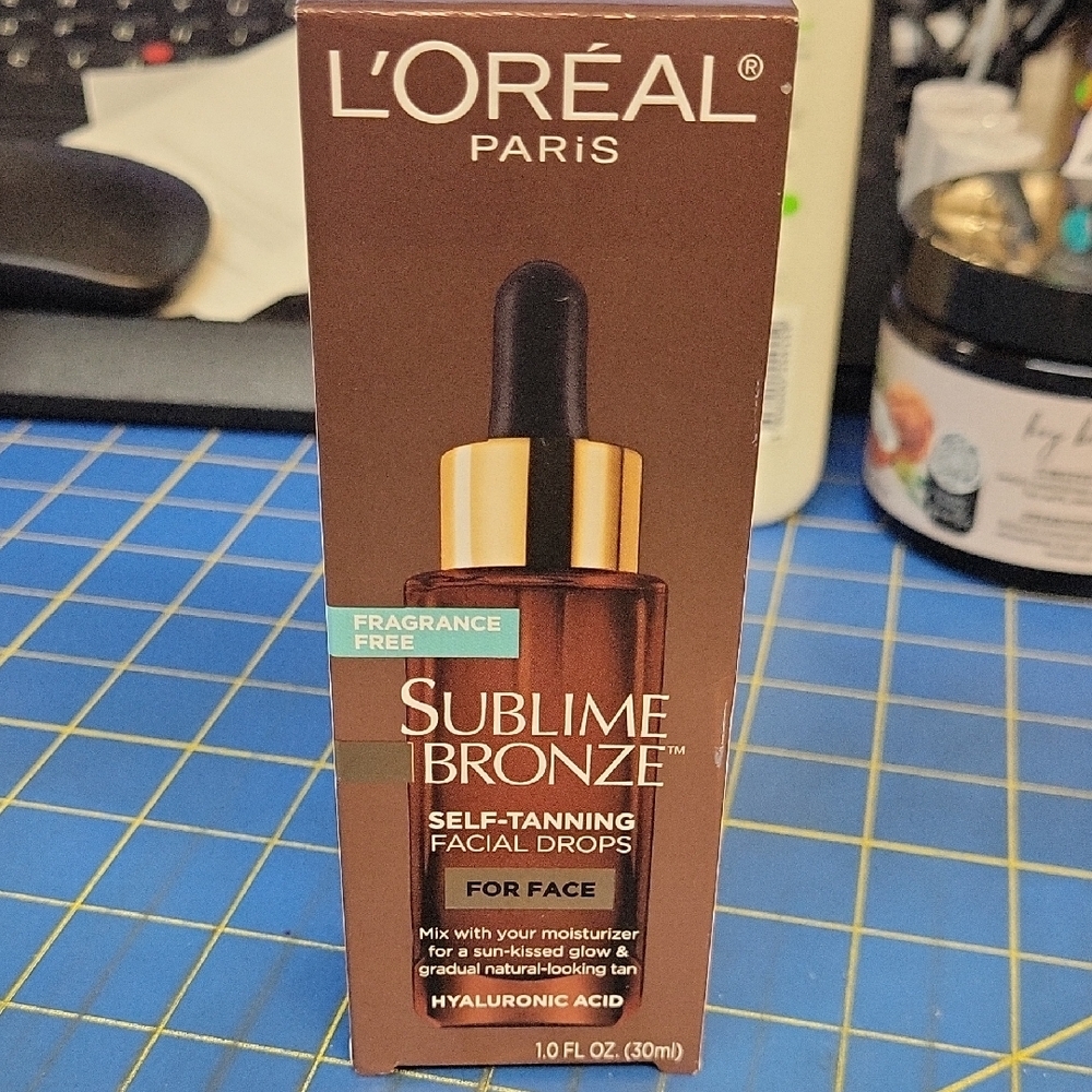 L'Oréal Paris Sublime Bronze Self-Tanning Facial Drops 30ml New in Box